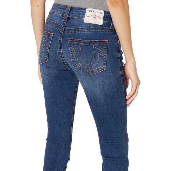 True Religion Johnny Skinny Jeans Blue Size 26 - Picture 3 of 12